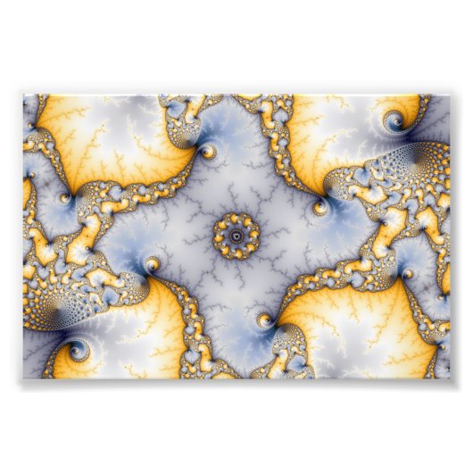 Centraal - Fractal Art Foto Afdruk (Voorkant)