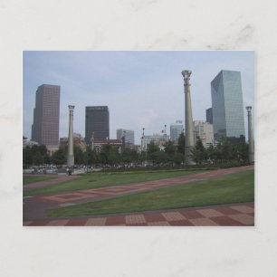 Centraal Olympisch Park in het centrum van Atlanta Briefkaart