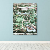 CENTRAAL PARK, 1860 CANVAS AFDRUK (Insitu (Houten vloer))