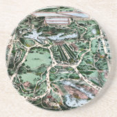 CENTRAAL PARK, 1860 ZANDSTEEN ONDERZETTER (Voorkant)