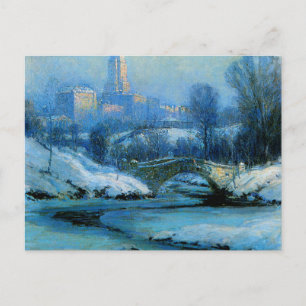 Centraal Park in WInter Briefkaart