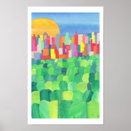 Centraal Park van de Roof van de Met Poster (Voorkant)