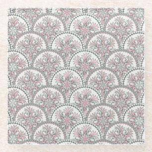 Centraal  patroon glazen onderzetter