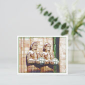 Centraal spoorwegstation van Helsinki Briefkaart (Staand voorkant)