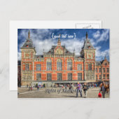 Centraal station, Sights van Amsterdam Briefkaart (Voorkant / Achterkant)
