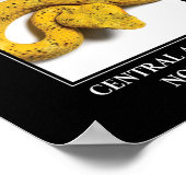 Central American Nope Rope - Viper Snake Danger Poster (Hoek)