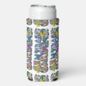 Central Gardens Muurschildering Koelbox (Seltzer Achterkant)