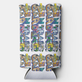 Central Gardens Muurschildering Koelbox