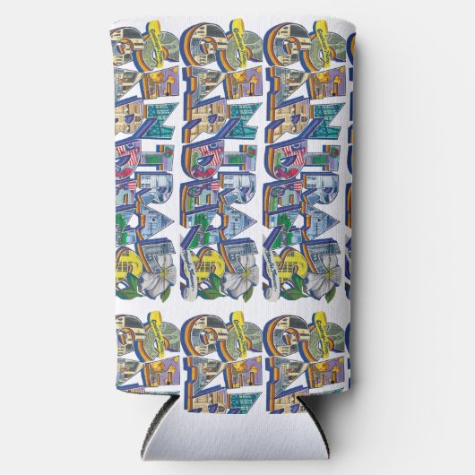 Central Gardens Muurschildering Koelbox (Voorkant)