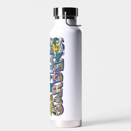 Central Gardens Muurschildering Waterfles (Links)