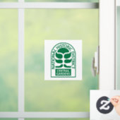 Central Gardens Window Decal (Huis)