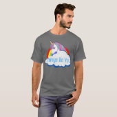 Central Intelligence Unicorn Rainbow Cloud friend T-shirt (Voorkant volledig)