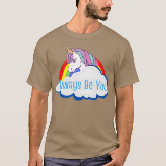 Central Intelligence Unicorn Rainbow Cloud friend T-shirt