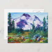 Central Oregon Indian Paintbrush Briefkaart (Voorkant / Achterkant)