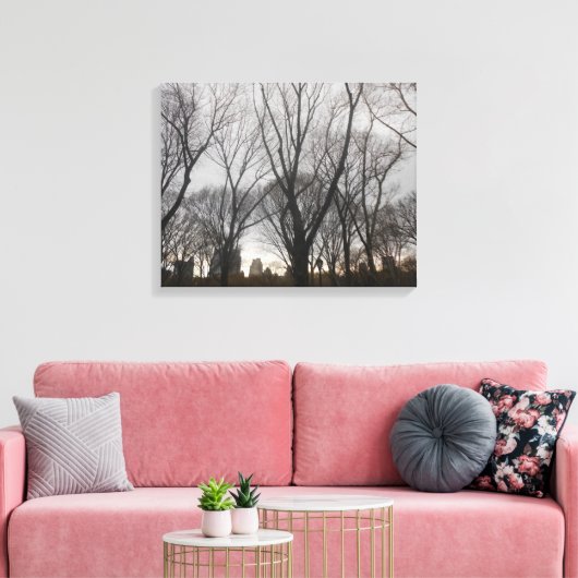 Central Park-1 Canvas Afdruk (Insitu (Woonkamer))