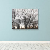 Central Park-1 Canvas Afdruk (Insitu (Houten vloer))