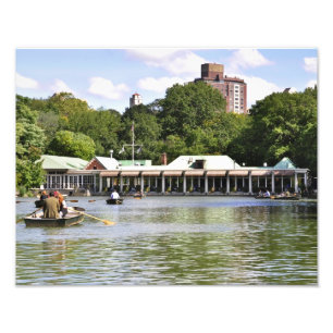 Central Park Boathouse Foto Afdruk