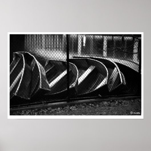 Central Park Boats Poster (Voorkant)