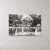 CENTRAL PARK BOOT VIJVER Canvas Art (Voorkant)