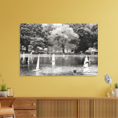 CENTRAL PARK BOOT VIJVER Canvas Art (Insitu (Woonkamer))