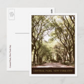 Central Park Briefkaart (Voorkant / Achterkant)