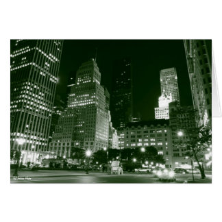 Central Park en Manhattan Skyline, New York City