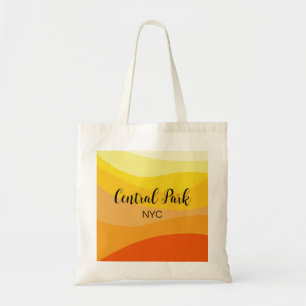 Central Park herfst kleuren New York aangepaste te Tote Bag