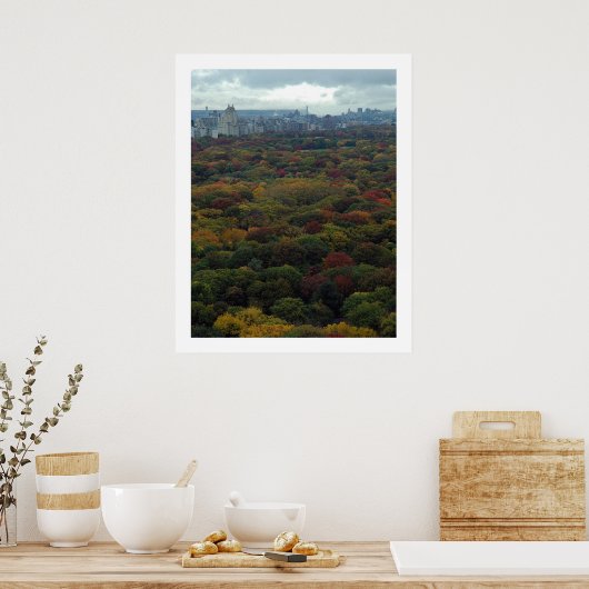 Central Park Herfst Poster (Keuken)