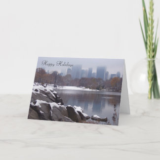 Central Park in het Gepersonaliseerde Wenskaart Feestdagen Kaart