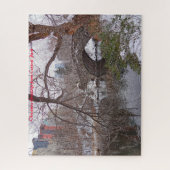 Central Park.kerstgroeten Legpuzzel (Verticaal)