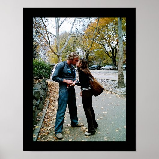 Central Park Kiss Poster (Voorkant)