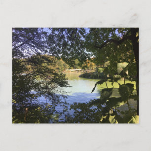 Central Park Lake New York City NYC Photo Briefkaa Briefkaart
