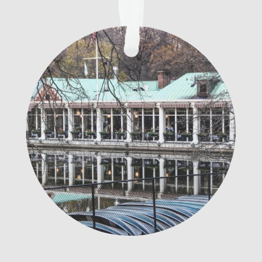Central Park Loeb Restaurant Boathouse Ornament (achterkant)