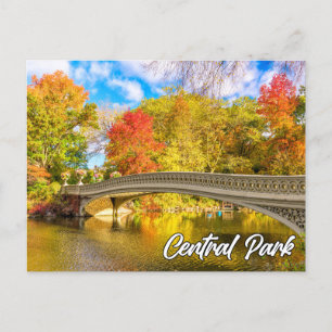 Central Park, Manhattan, New York, Verenigde State Briefkaart