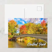 Central Park, Manhattan, New York, Verenigde State Briefkaart (Voorkant / Achterkant)