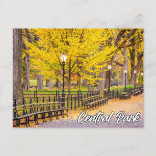 Central Park, Manhattan, New York, Verenigde State Briefkaart
