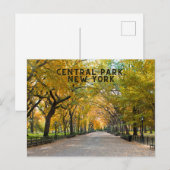 Central Park, New York Briefkaart Souvenir (Voorkant / Achterkant)