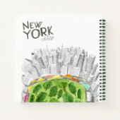 Central Park & New York City Collage Notitieboek (Achterkant)