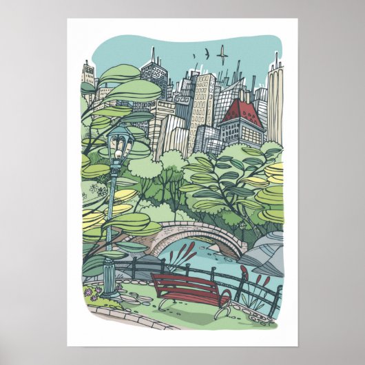 Central Park | New York City, NY Poster (Voorkant)