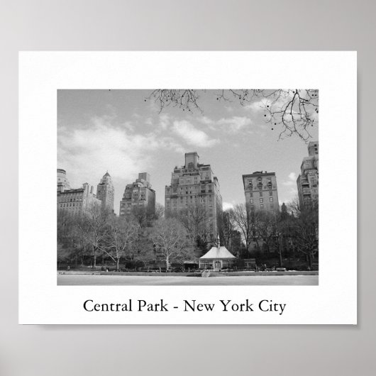 Central Park - New York City Poster (Voorkant)