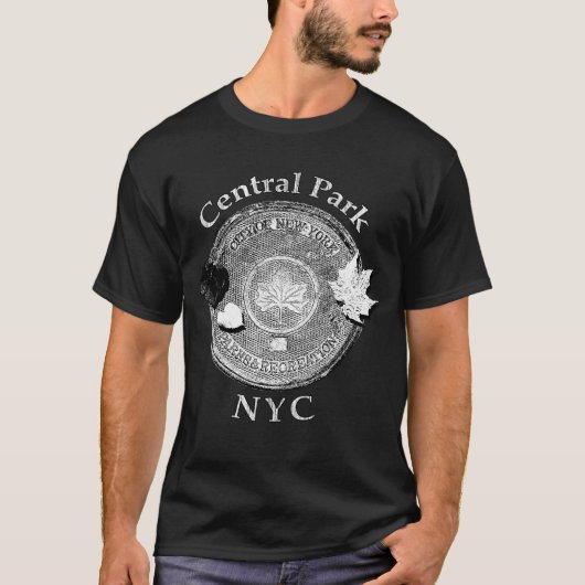 Central Park New York City T-shirt (Voorkant)