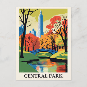  Central Park New York City Travel Briefkaart
