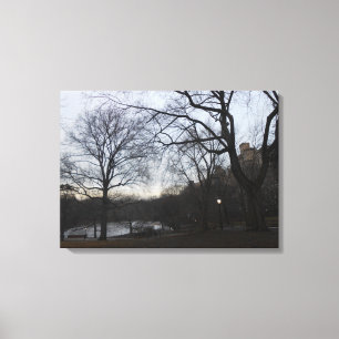 Central Park, New York City, Verenigde Staten Canvas Afdruk