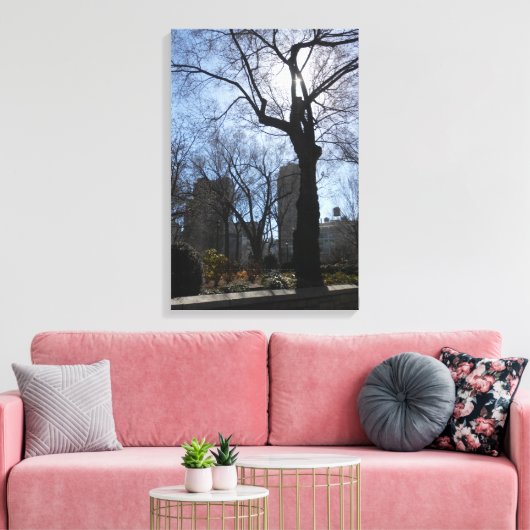Central Park, New York City, Verenigde Staten Canvas Afdruk (Insitu (Woonkamer))