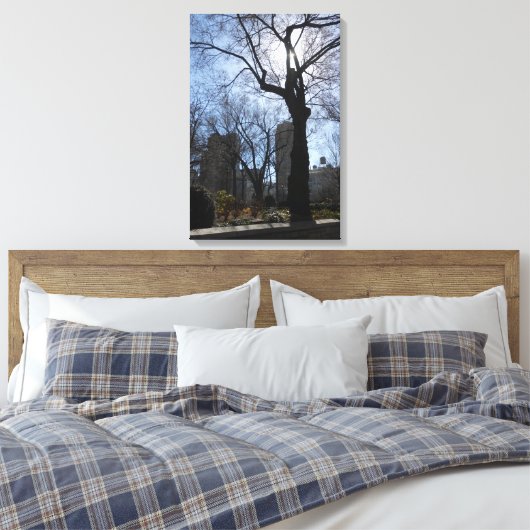 Central Park, New York City, Verenigde Staten Canvas Afdruk (Insitu (Slaapkamer))