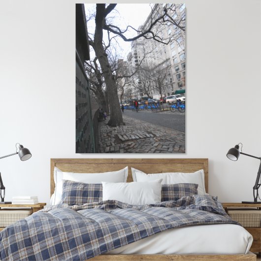 Central Park, New York City, Verenigde Staten Canvas Afdruk (Insitu (Slaapkamer))