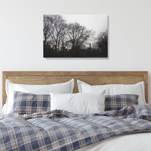 Central Park, New York City, Verenigde Staten Canvas Afdruk (Insitu (Slaapkamer))
