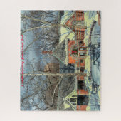 Central Park New York.kerstgroeten Legpuzzel (Verticaal)