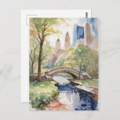 Central Park, NY Briefkaart (Voorkant / Achterkant)