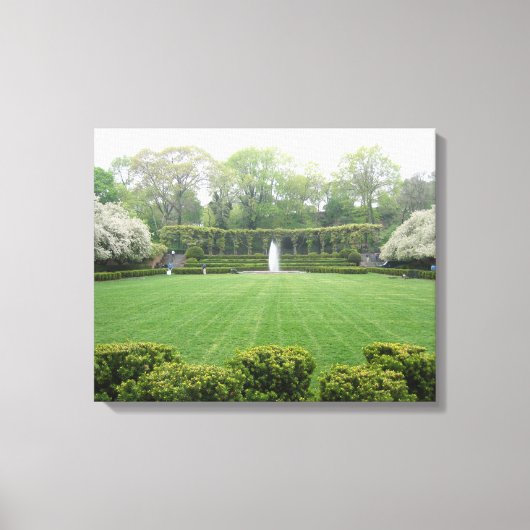 Central Park NYC Conservatoire Jardin Photo Toile (Recto)